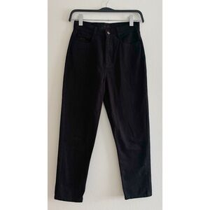 The Tiny Big Sister Vicky Style Straight Leg Black Jeans Size 36